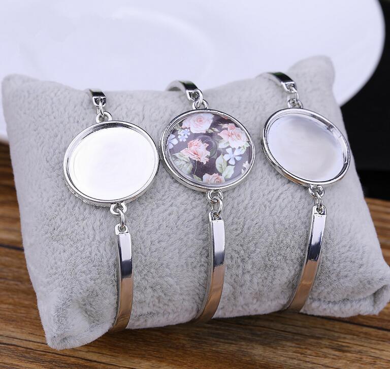 

Sublimation blank chain bracelets for women fashion heat transfer printing bracelet jewelry diy consumables, Black