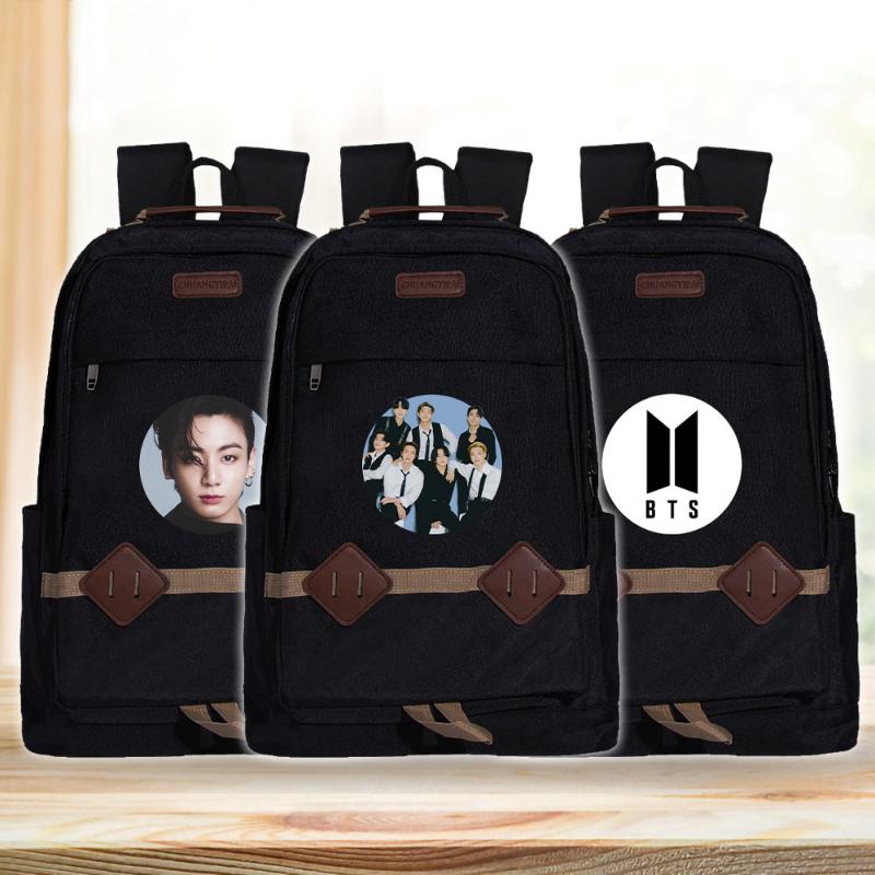 

Youth Group Schoolbag Korean Fashion Student Pu Backpack Outdoor Travel Large Capacity