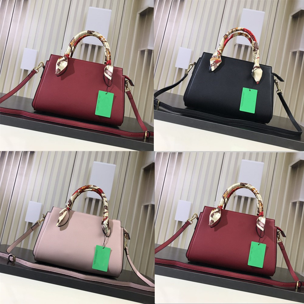 

Shoulder Bags Leather Handbags luxury designer bag genuine lychee grain cowhide double zipper handbag high quality ladies sweet unique S