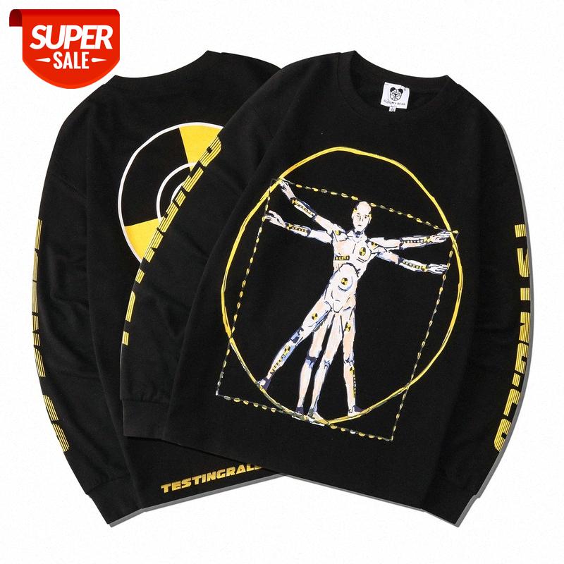 

Men and women couples wear blue personalized printed round neck loose shoulder pullover sweater #so0u, Black