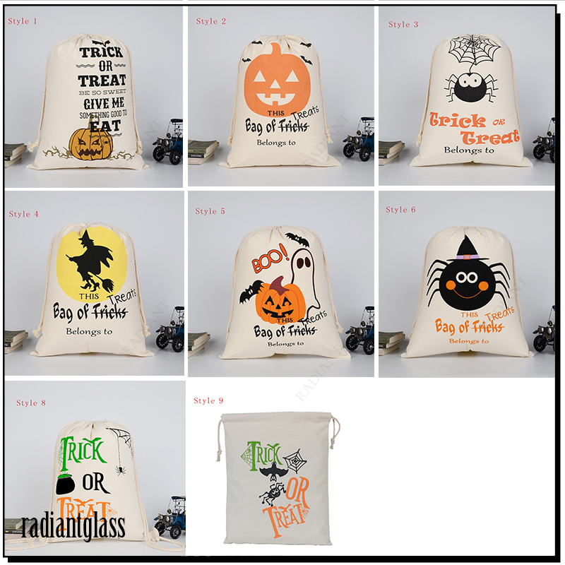 

Christmas Decorations Hallowmas Party Festival Drawstring Bag for Halloween-Candy