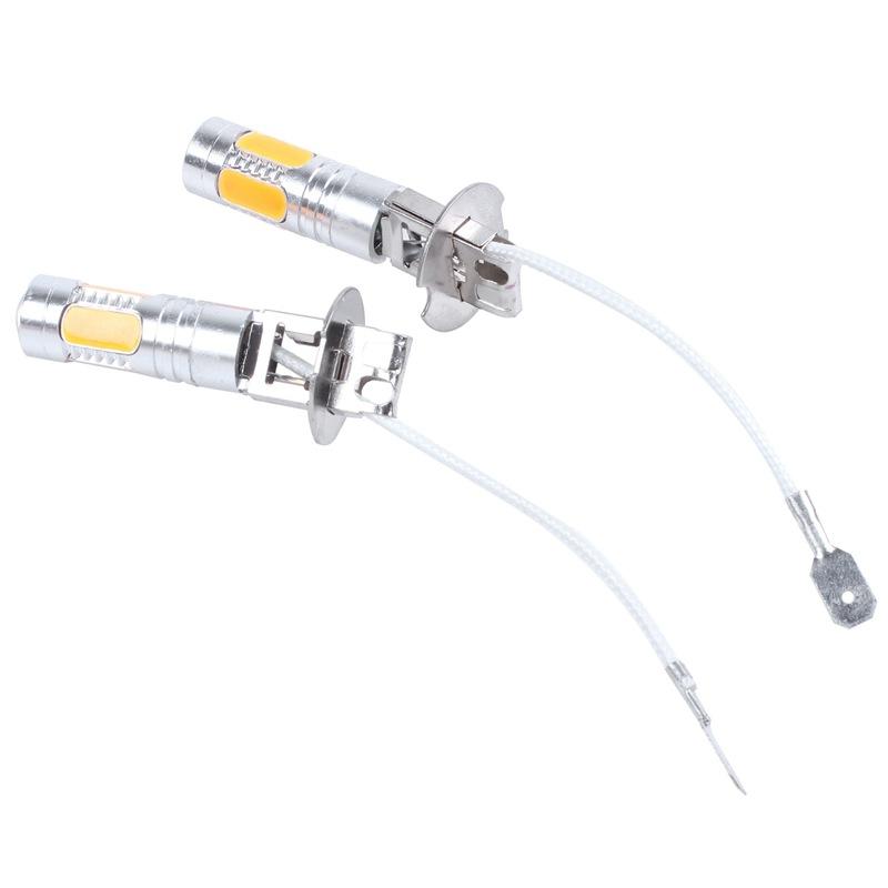 

Car Headlights Two For Auto Yellow H35 COB LED Spot Light Bulb Fog 12V Security