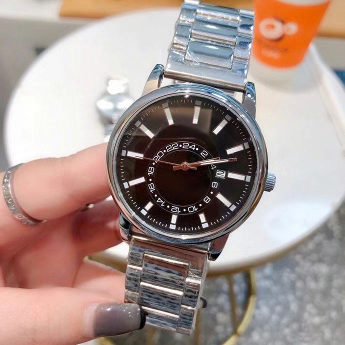 

Top brand mens watches All Stainless Steel band quartz wirstwatches Elegant man watch for men's Christmas gifts Valentine's Father's Day Gift montres de luxe