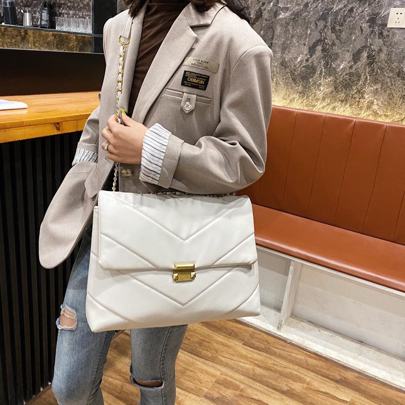 

2021 High Quality Women Pu Leather Handbags Large Capacity Shoulder Bags Fashion Crossbody for Purse Tote Messenger, No single shot