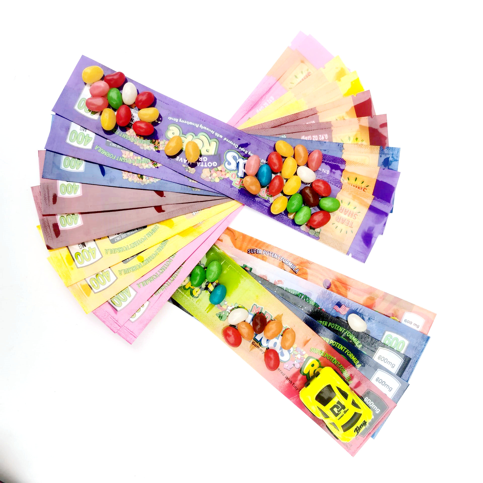 

20 Styles Empty Packaging Bags 500mg 400mg 800mg 600mg Plastic Edibles Smell Proof Package 420mg Millions Rope Bag jllbAQ