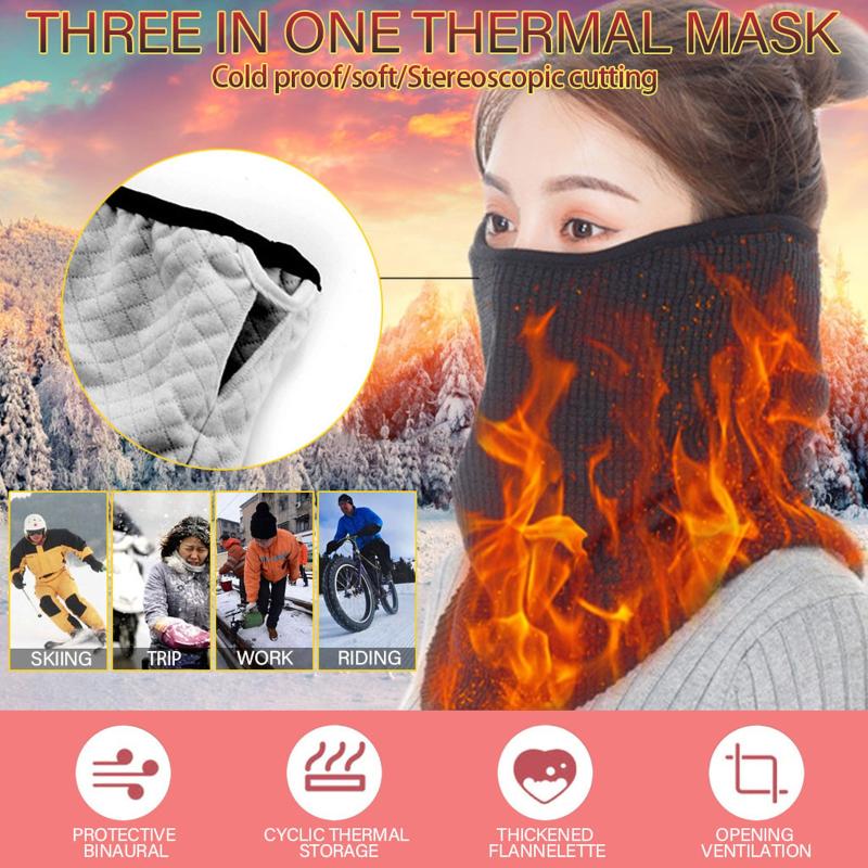 

Scarves Outdoor Cycling Scarf Face Mask Unisex Warm Winter Ear Multifunctional Windproof Sand Feature