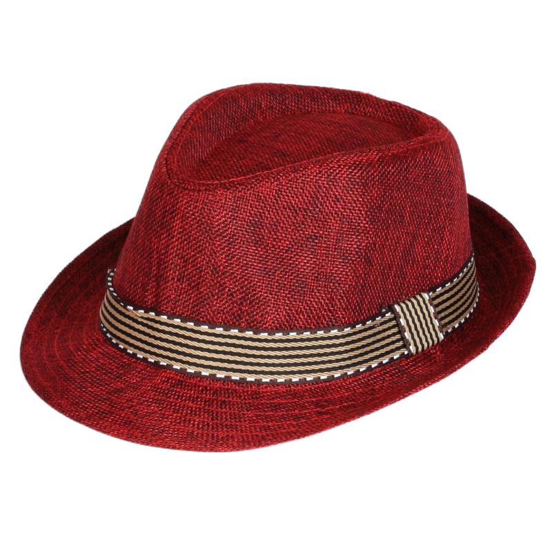 

Wide Brim Hats Wholesale British Style Children's Straw Hat Summer For Kids With Striped Band Outdoor Beach Fedora Caps, Black