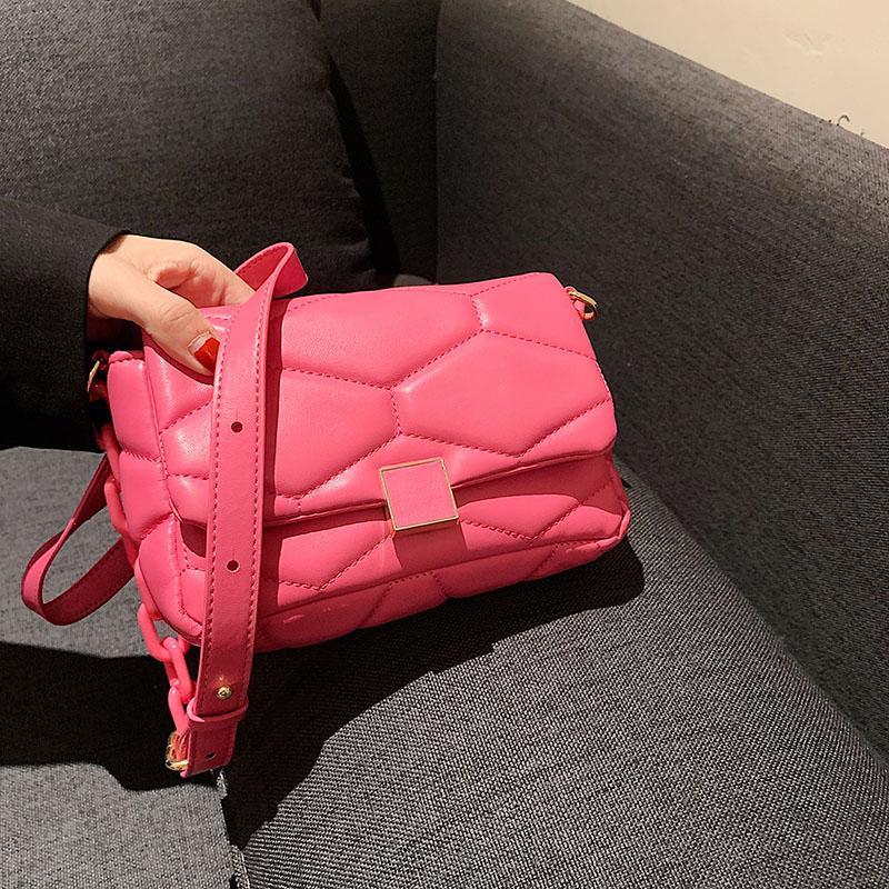 

Evening Bags Bag For Women 2021 High Quality Shoulder Autumn And Winter Retro PU Leather Messenger Luxury Designer Top-handle