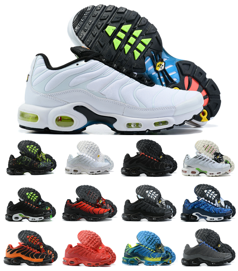 

Tn Plus Mens Running Shoes Tns Sail Gradient Triple Black Olive Reflective Midnight Navy White Neon Chaussures Requin Worldwide Metallic Grey Lava Trainer Sneakers, Bubble package bag