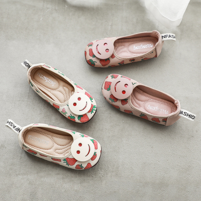 

Female children' clothing sleeve new child soft bottom low help suck cartoon skull shoes smiley casual shoes girl, Black;grey