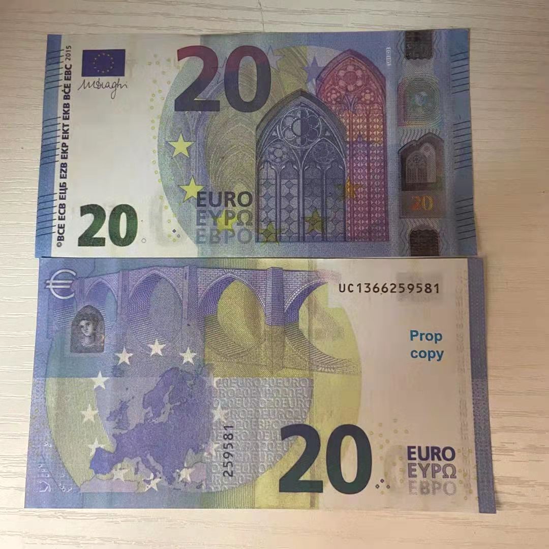 

Stage 20 euros Toygun Festive Fake Money Bar 100pcs Prop Atmosphere Birthday Party Dollars Movie Pitxf