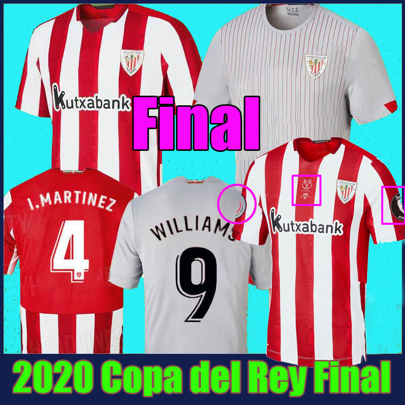 

2021 Bilbao Soccer Jersey Athletic Copa del Rey Final I.MARTINEZ WILLIAMS football shirts YURI B RAUL GARCIA MUNIAIN man kids kit camiseta de futbol, Copa del rey final home