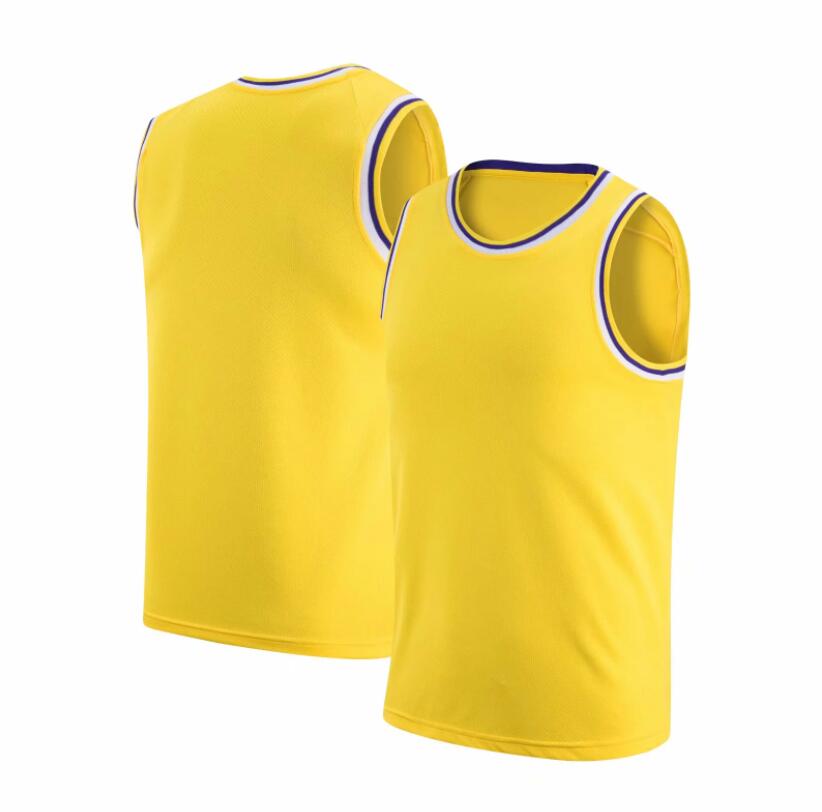 

Custom Yellow Basketball Team Jersey DIY Stitched Name Number Sweatshirt Personalized