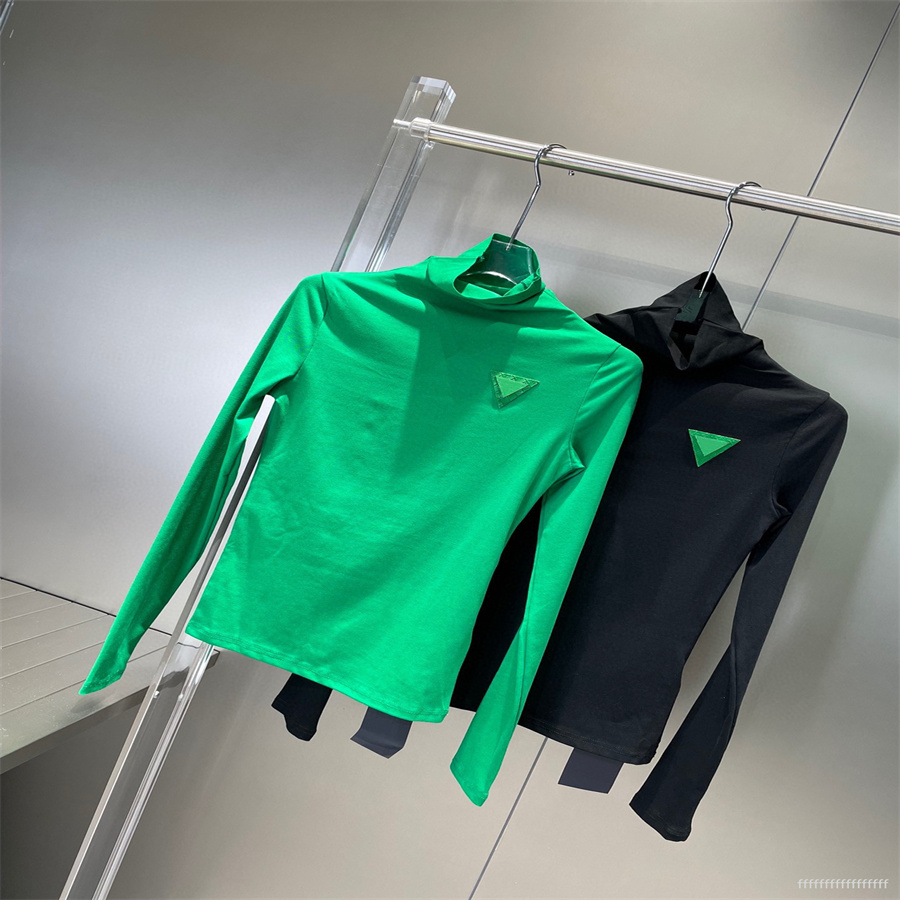 

T Shirt Women Tops Autumn Long Sleeve Bottoming Shirt Sweaters Casual High Collar Cotton Tee Blouse Femme, Extra shipping cost