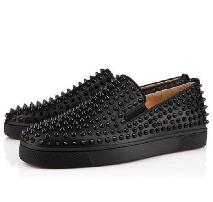 

Red bottoms men women shoes studded spikes loafers Designer sneakers Low Cut Suede Shoee leather flats mens trainers jogging walking shoe size 35-47