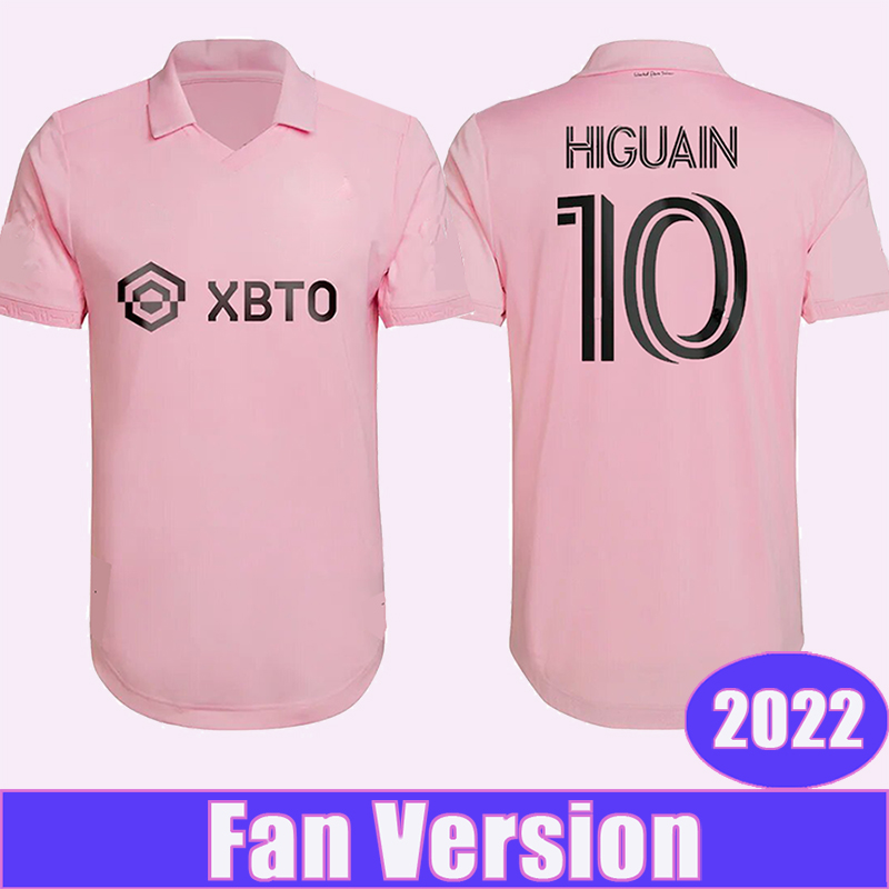 

2022 Inter Miami CF HIGUAIN Mens Soccer Jerseys YEDLIN MOTA GREGORE Home Football Shirt Short Sleeve Uniforms, Qm9044 2022 home ml patch
