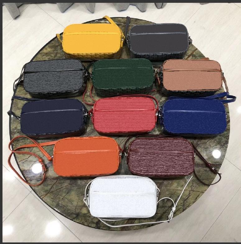 

bags cowhide color matching Shoulder Crossbody womens Fashion goya camera purses Cross handbag Two-tone trendy 2021 Genuine Leather