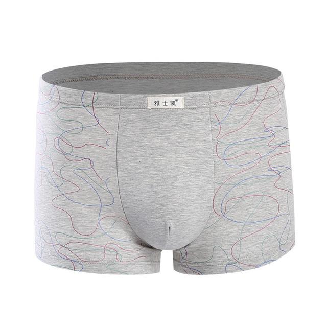

Underpants 2pcs/lot Underwear Men Cotton Boxer Homme Brand Male Panties Breathbale Shorts U Convex Pouch Plu, Black;white