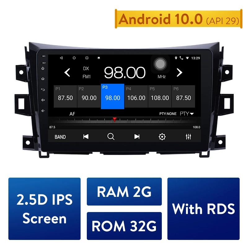 

Android 10.0 Car dvd GPS Multimedia Navi Stereo Player for 2011-2016 Nissan NAVARA Frontier NP300 Renault Alaskan