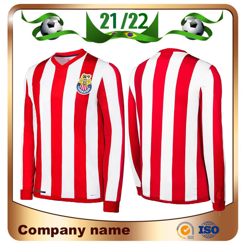 

21/22 115th anniversary Chivas soccer jerseys 2021 Long sleeve liga mx Guadalajara BRIZUELA 115 year Maillots de football Shirt uniforms Sales, 115th long sleeve