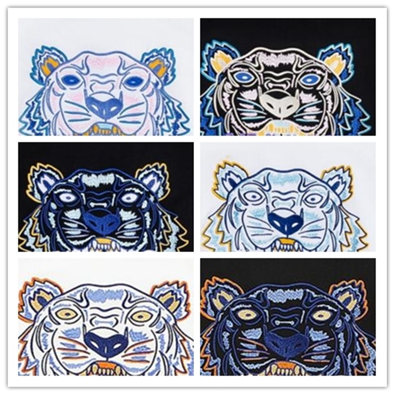 

20SS European American fashion embroidered tiger t shirt, men win spring and summer short sleeve T-shirt casual men's quality S-XXL size LA1601, M164 embroidery