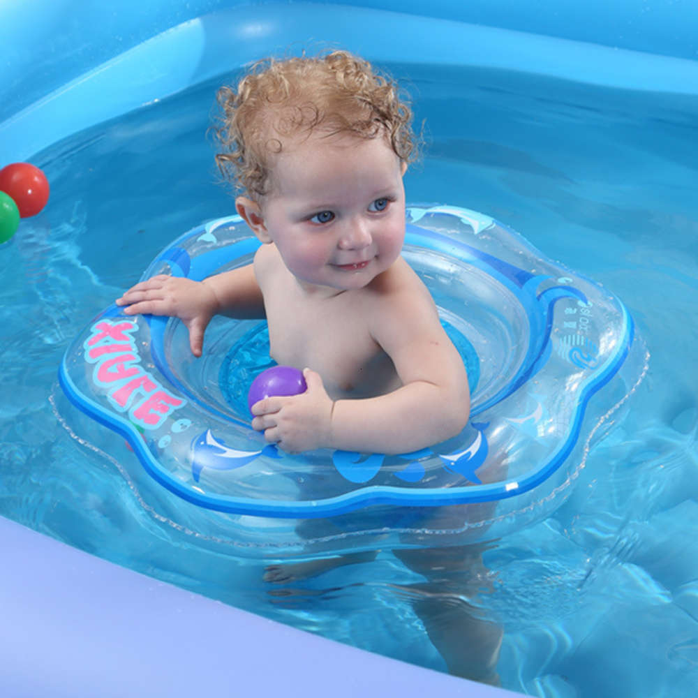 

Swimming ring 0-2 years old thickened underpants AIDS baby swimming circle handle boat