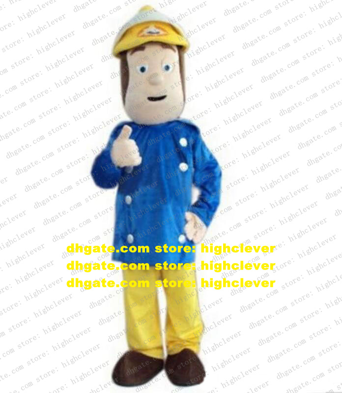 

Fireman Sam Mascot Costume Adult Cartoon Character Outfit Suit Welcome The Doorman Fashion Promotion CX2030 Free Ship, As in photos