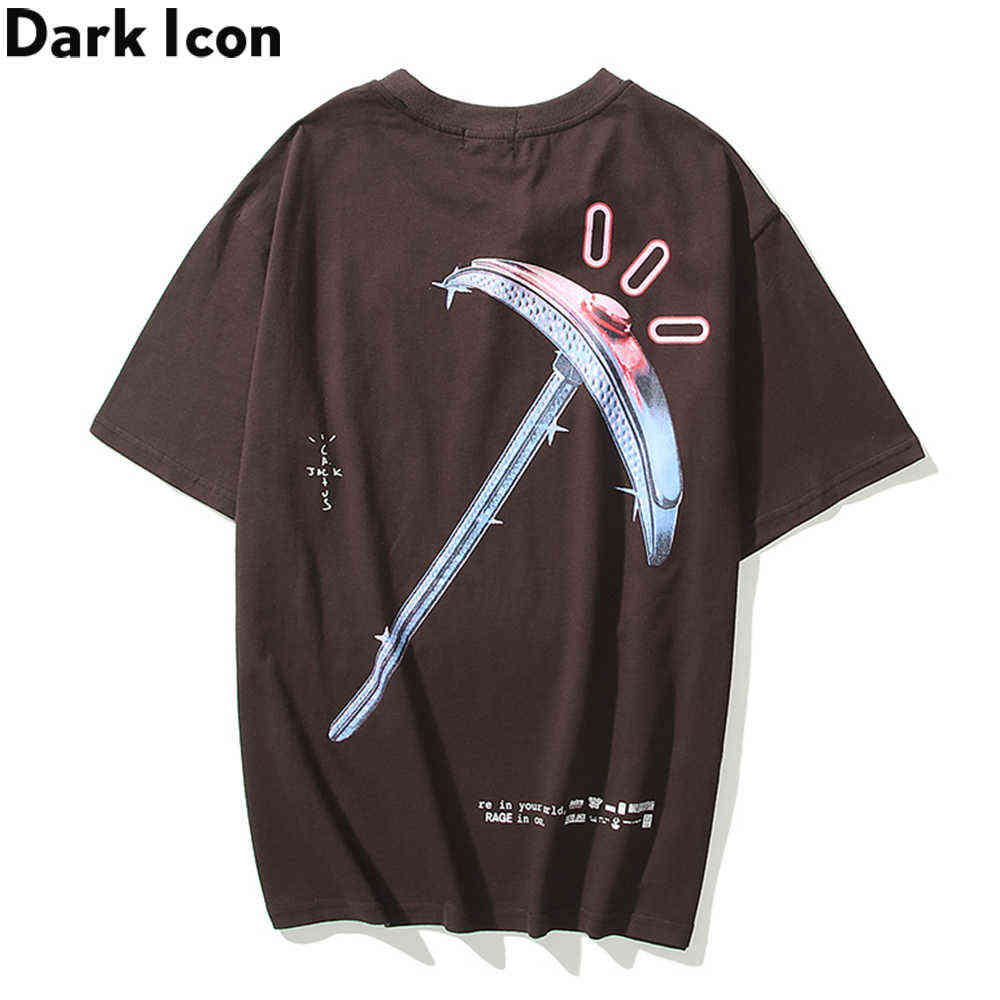 

Printed Hip-hop T-shirt Men Women Streetwear Rap Music Tshirts for Men Summer Male Tee 210603, White