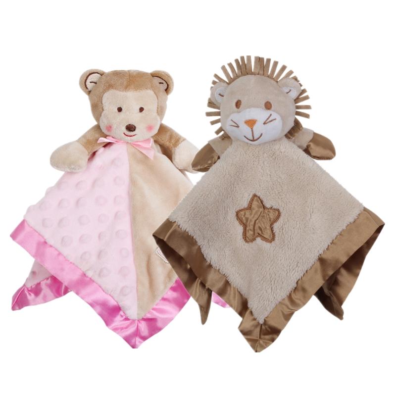 

Furry Soft Baby Stuffed Animal Dotty Soothe Blanket Sleeping Security Lions Pacify Towel Born Appease Blankets & Swaddling