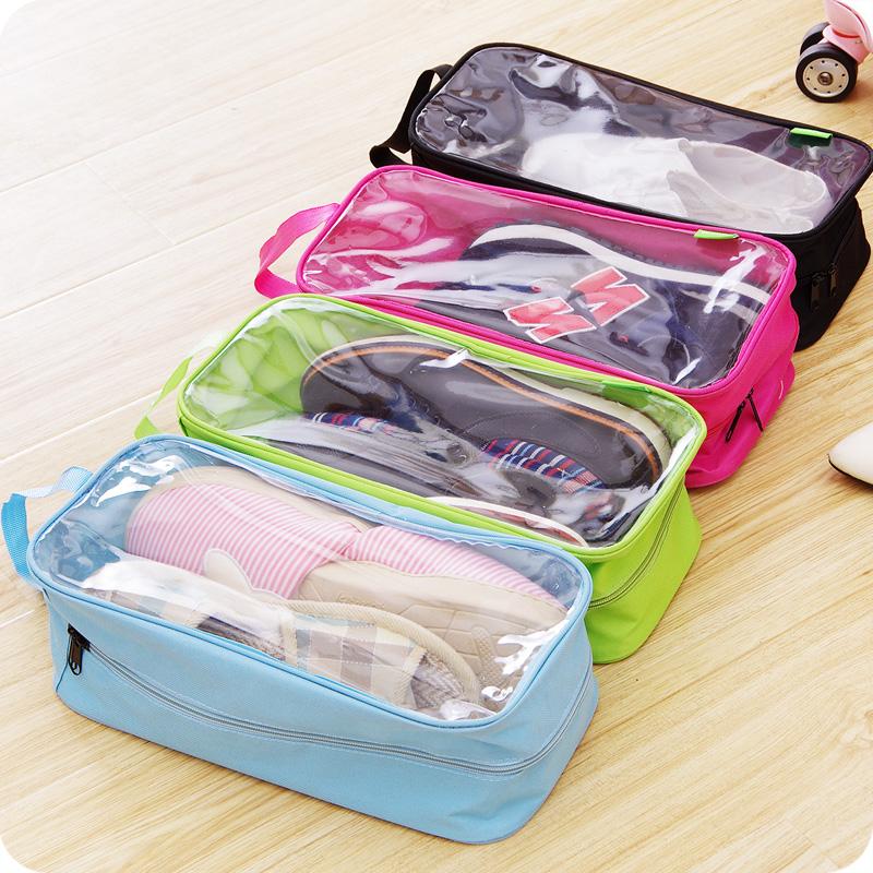 

Storage Bags Vanzlife Home Hanging Organizer Travel Box Waterproof Dust Proof Bag For Shoe Transparent Plastic