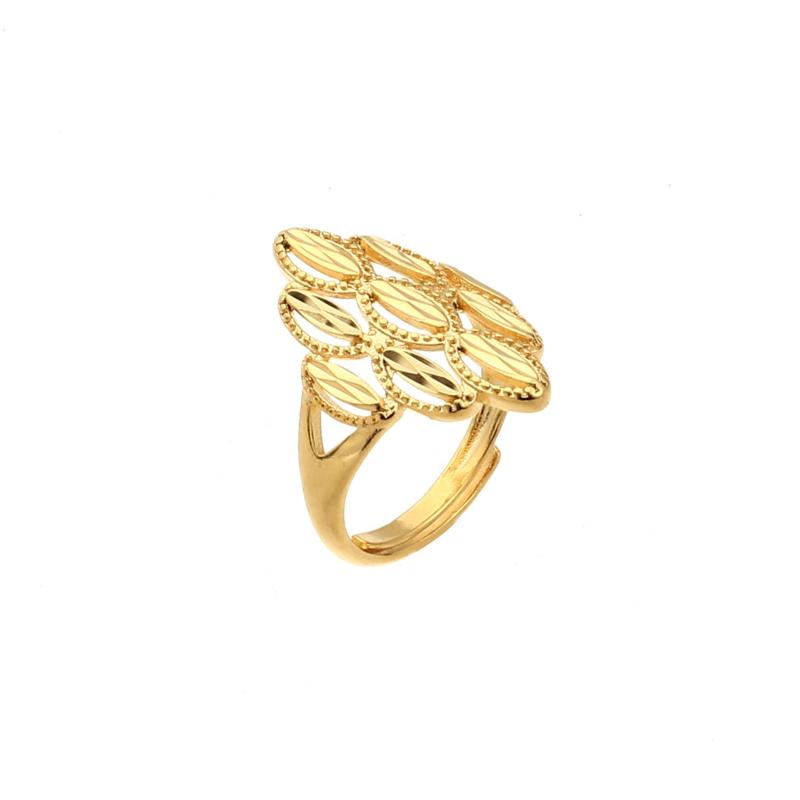 

Wedding Rings Dubai Ethiopian African Engagement Bride Grooms Gold Color Oval Resizable Free Size Women Men Unisex Hand Jewelry, Slivery;golden