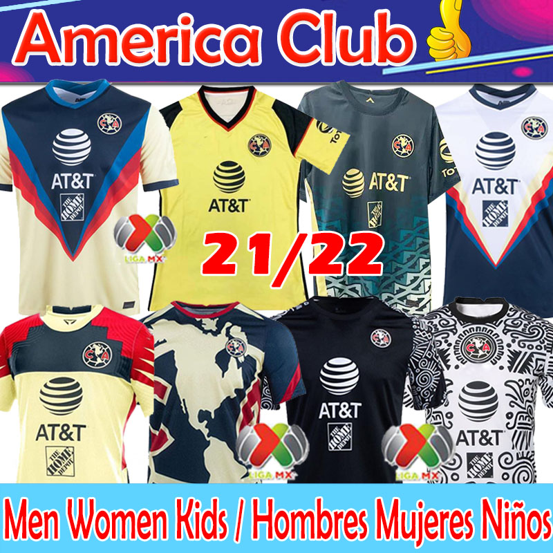 

21/22 Club America Soccer Jersey Liga MX 2020 2021 Giovani Henry Martinez Ochoa Camisas de Futebol Men+Women+kids kits Football Shirts Pants, Ca home baby