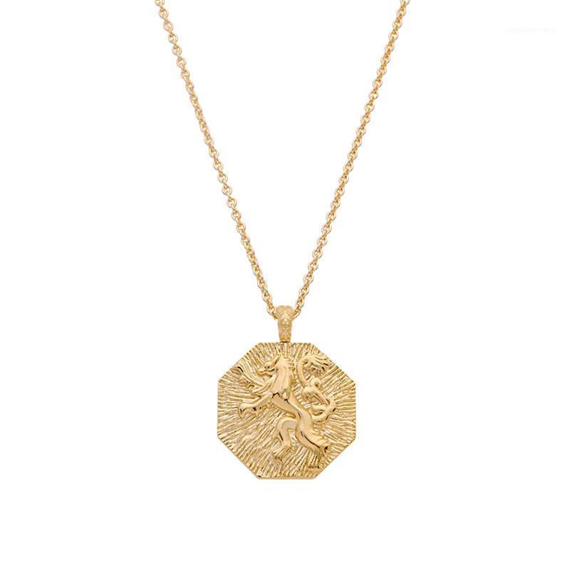 

Brass With 18K Gold Vintage Animal Charm Chains Necklace Women Jewelry Designer T Show Party Runway Sweety Boho Japan Korea