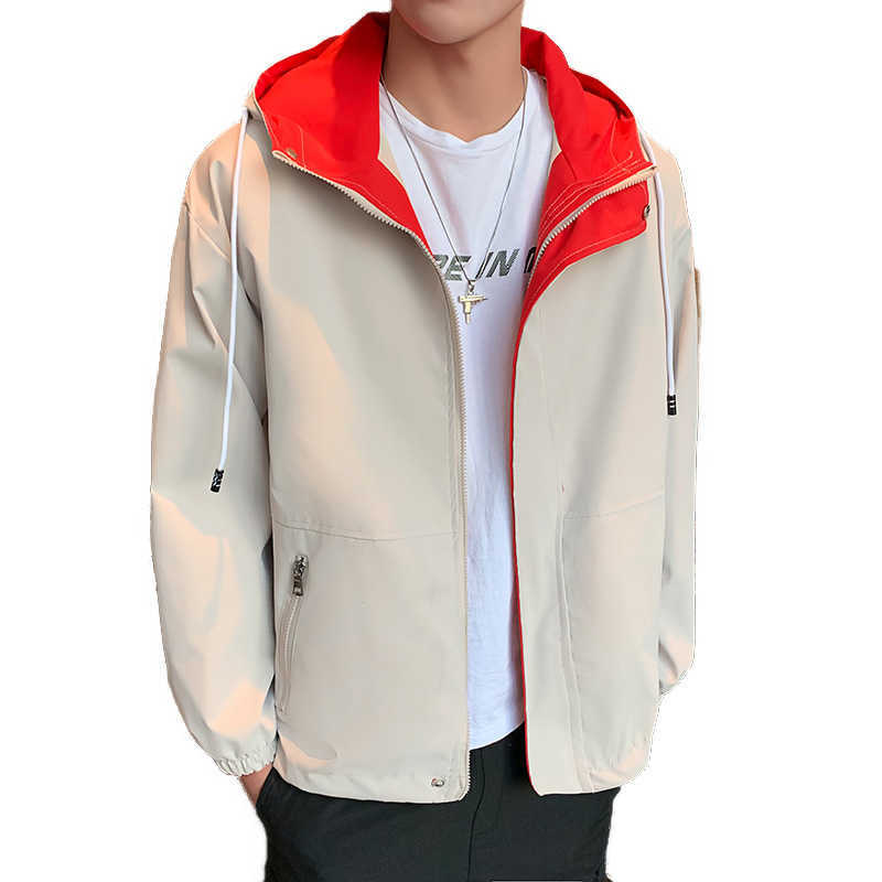 

2020 Spring Jackets Men Windbreaker Patchwork Autumn Loose Casual Jacket Male Coats Streetwear Hip Hop Zipper Tracksuit 7XL 8XL X0621, Blue