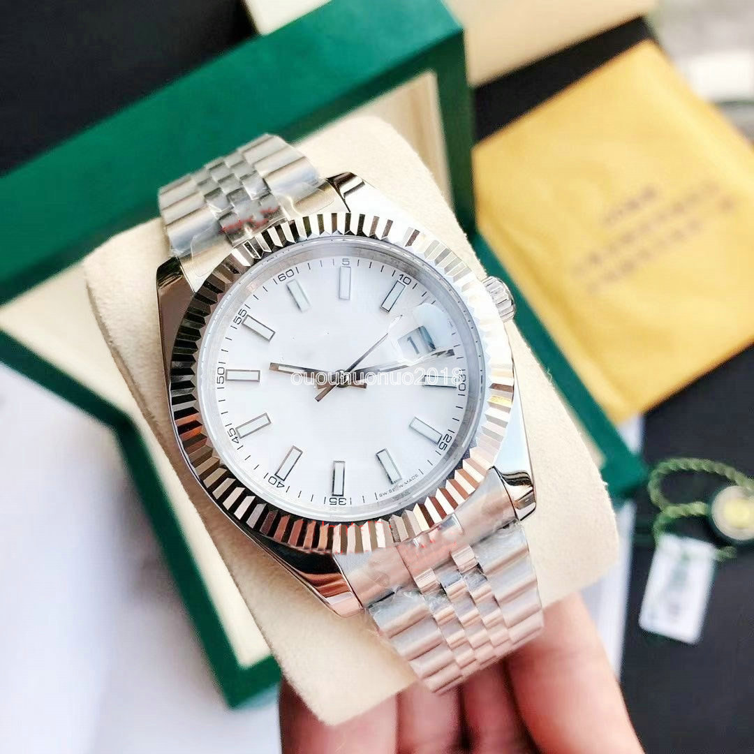 

Men's mechanical watches Regal Wristwatches High quality 316 stainless steel 36mm 41mm Business Fashion men watch, Slivery;brown