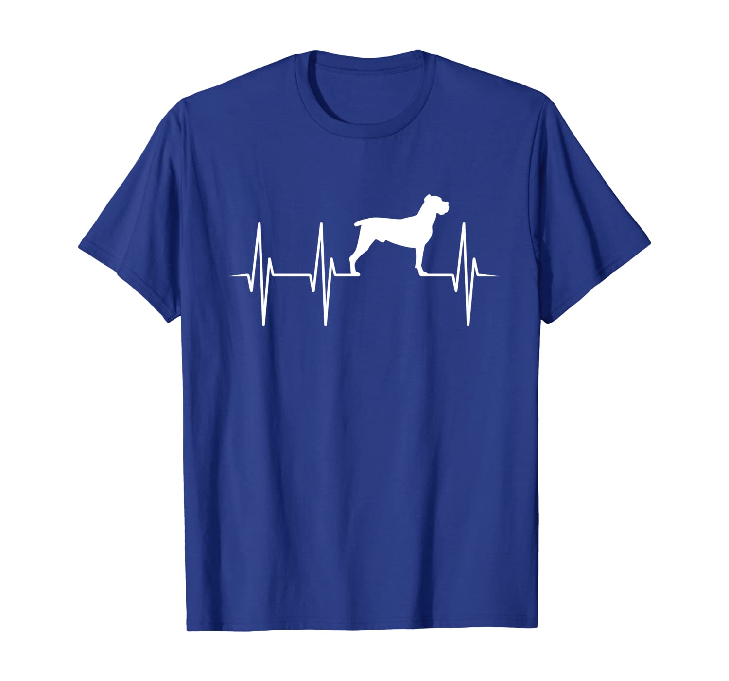 

Cane Corso T-Shirt Dog Heartbeat - Dog Lover Gift, White;black