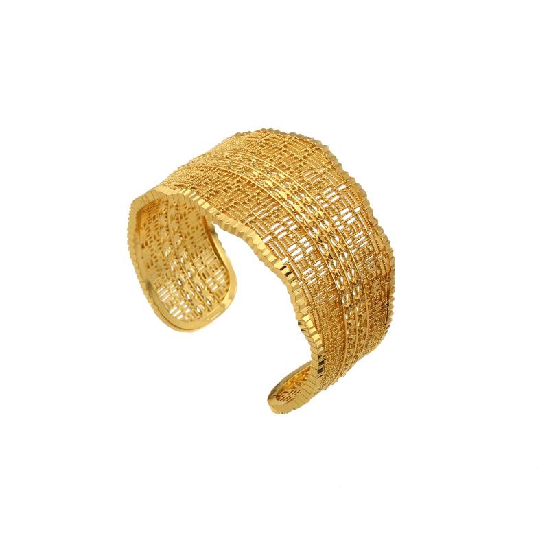 

Bangle Ethnic Gold Color Free Size Women Bangles Dubai Ethiopian Saudi Arabia Bracelet Wedding Bride Jewelery African Birthday Gift