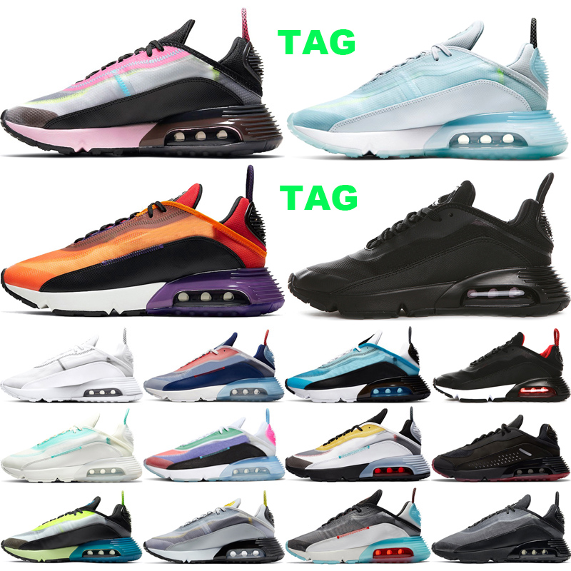 

Men Women 2090 Running Shoes 2090s Pure Platinum triple black white Laser Blue Mens Trainers Chaussures sports sneakers size 36-45, Fire pink 36-40