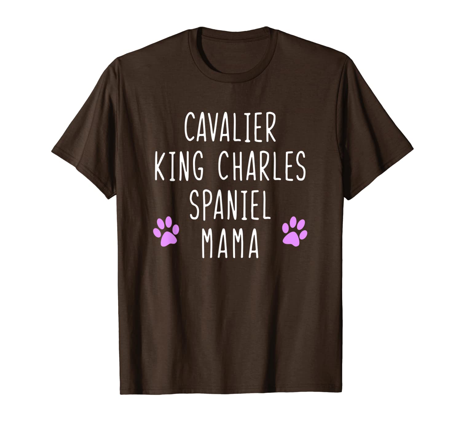 

cavalier king charles spaniel mama funny dog lover gift t-shirt, White;black