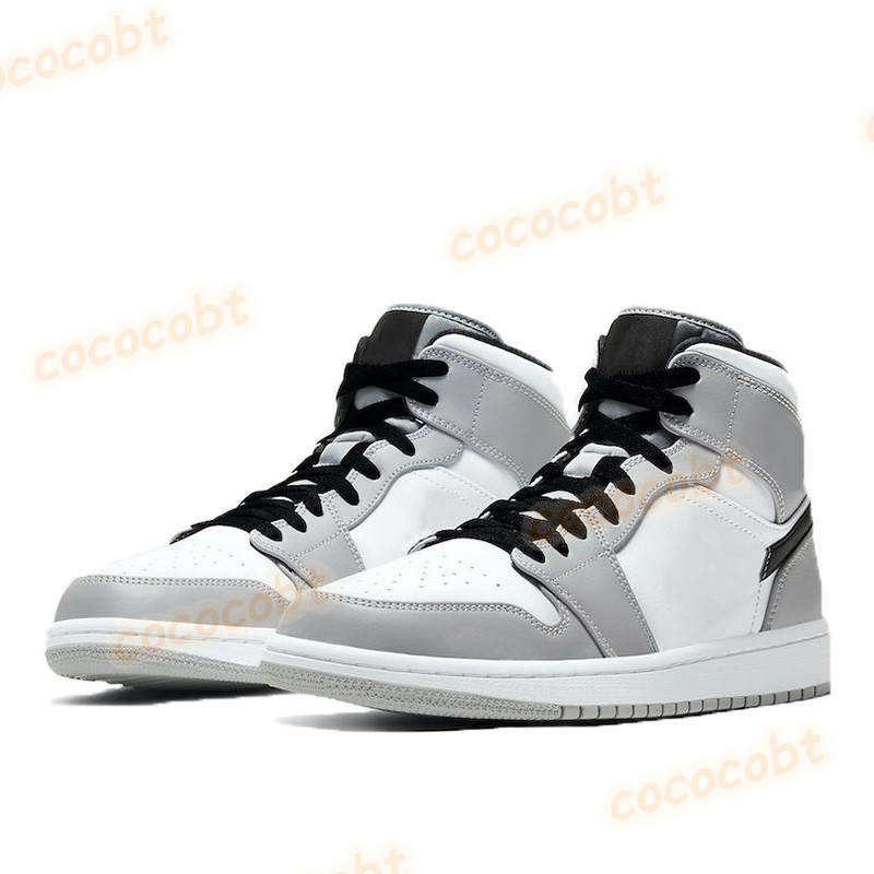 

etball shoes 1s mens sneakers twist royal chicago toe mid light smoke grey lucky green satin snake black white women trainers, 22. black toe