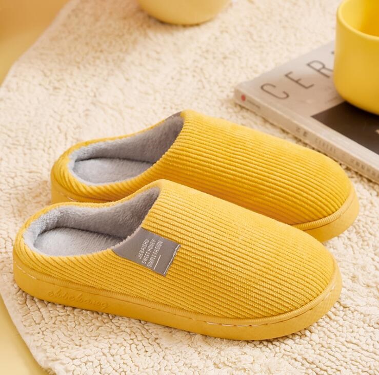 

2021 Winter Slippers Warm Fur Plush Slides For Men Women Home Indoor Slipper Black Blue Yellow Flat Sandal Room Shoes footlockersale7