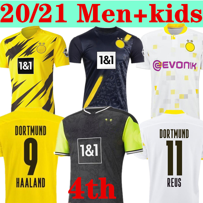 

dortmund soccer jersey Borussia 20 21 fourth 4th 2021 football shirt 1990s HAALAND REUS NEONGELB BELLINGHAM SANCHO HUMMELS BRANDT men + kids, Black;yellow