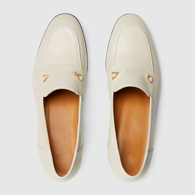 

Ladies Horsebit Loafers Dress Shoes, White