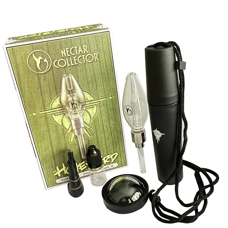 

High Quality Honeybird Nectar Collector dab Kits heat not burn with Titanium Ceramic Quartz Tip Mini Glass Pipe Oil Rig Dab Bong