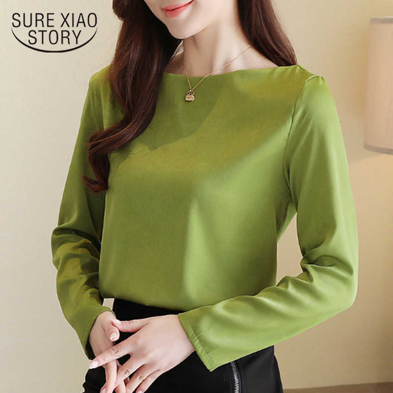 

Fashion Elegant Spring Leak Collar Long Sleeve Chiffon Women Shirts Solid White Black Women Blouses and Tops Sexy Slim 8068 50 210527