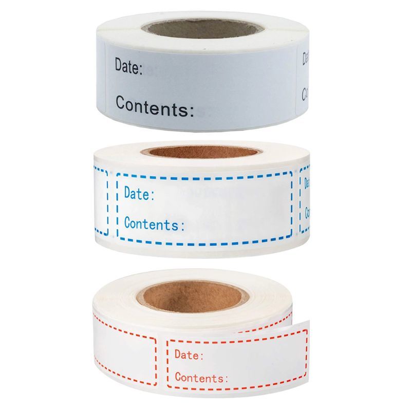 150 Pcs/Roll Kitchen Sticker Refrigerator Food Storage Date Content Label-image-692840412