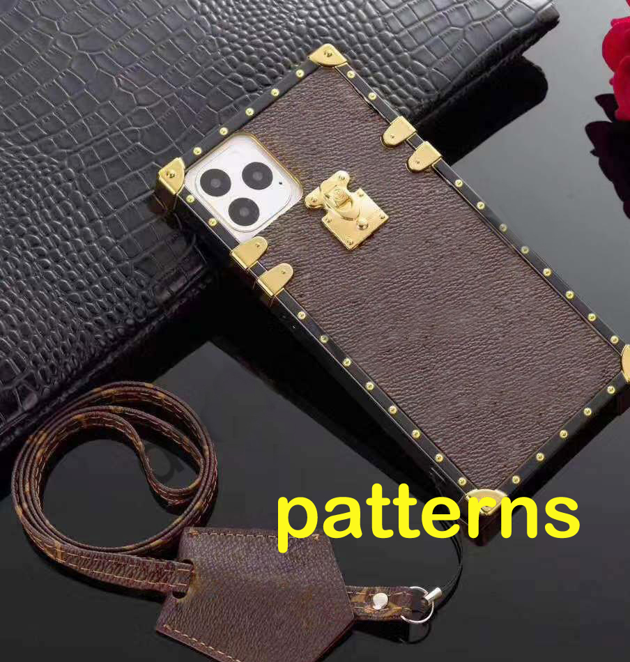 

Top fashion phone designer Luxury L with logo Transparent iphone cases 11 Pro MAX XS XR 8 7 Plus cartoon Protective Shockproof Case Cover