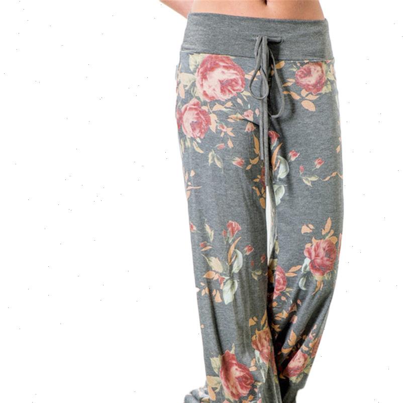 

womens capris soft pants printing wide leg four color six code casual drop good quality, Black;white
