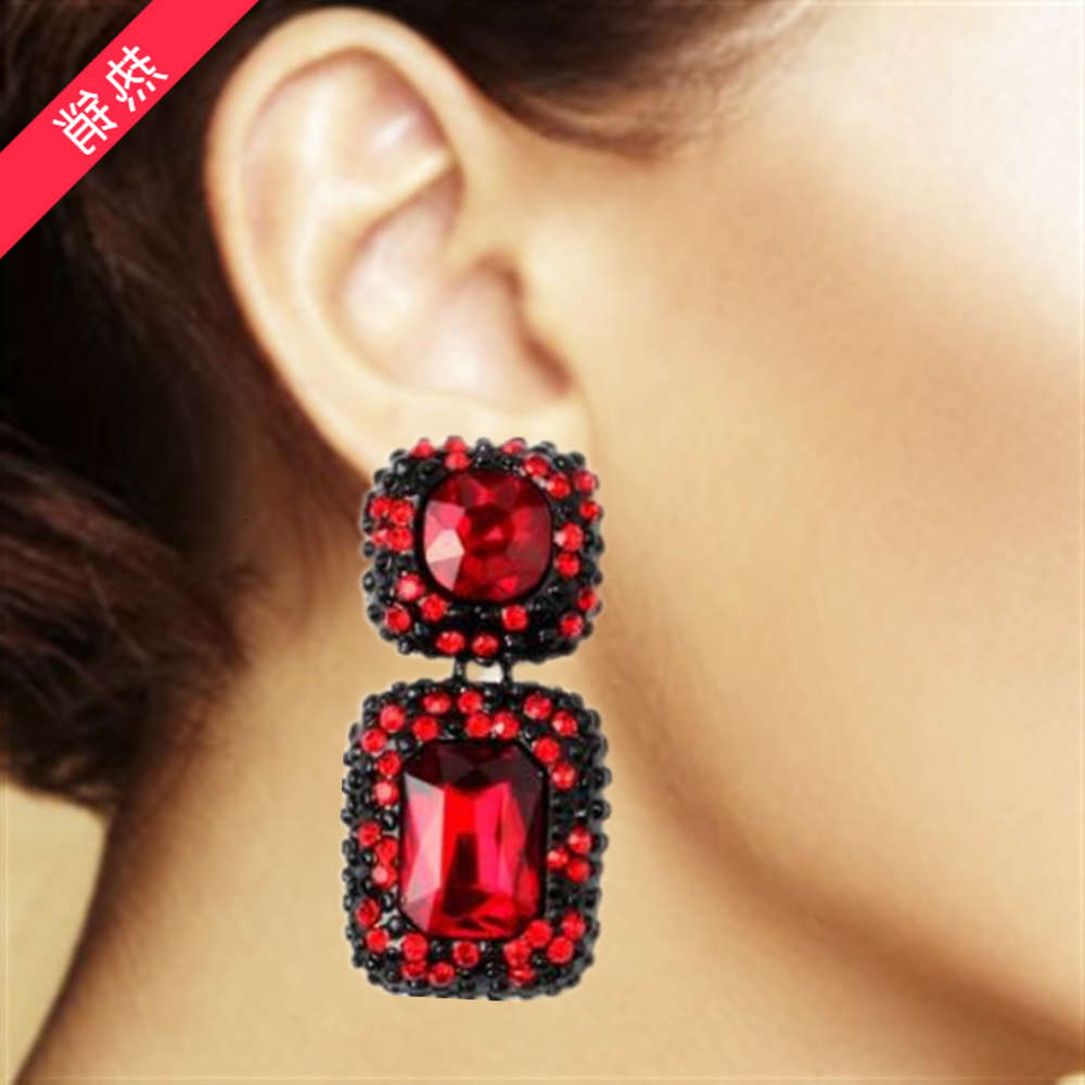 

earrings selling marketable earrings, alloy inlaid diamond crafts, Golden