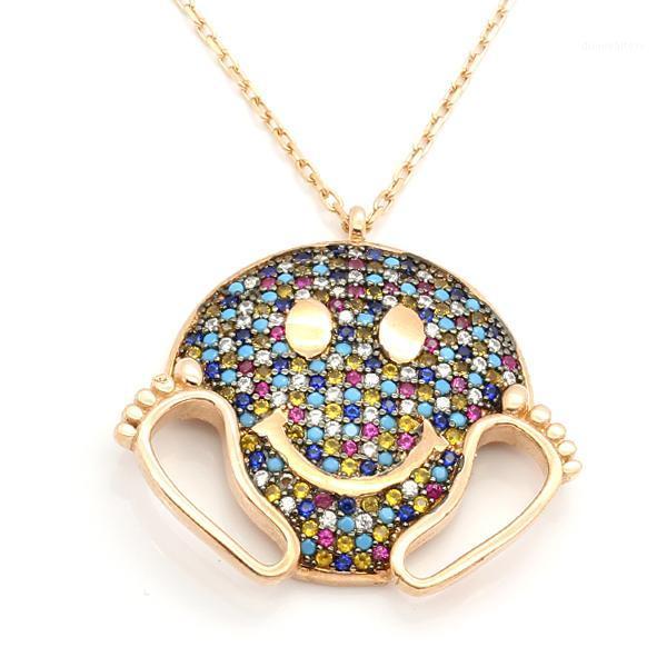 

Wholesale 925 SilverFashion Baby Foot Mother Day Gift Boho Family Hand Mama Necklace Trendy For Women Turkish Jewelry 10 Pieces Chains